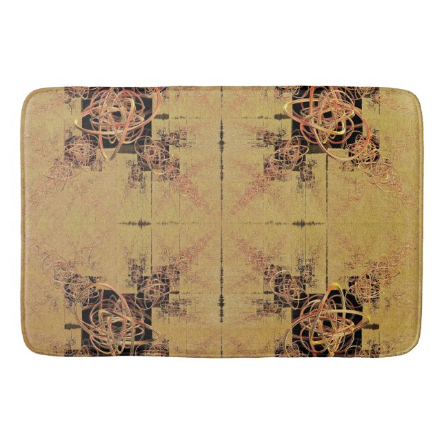 Golden Entanglements Badrumsmatta (Framsidan)