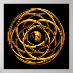 "Golden Entwed Desires" Poster