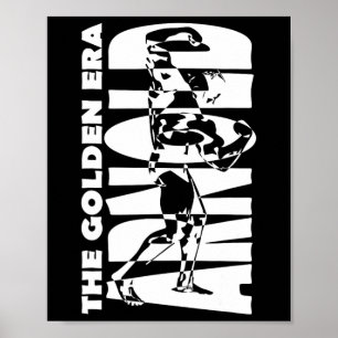 Golden Era Arnold Bodybuilding Poster