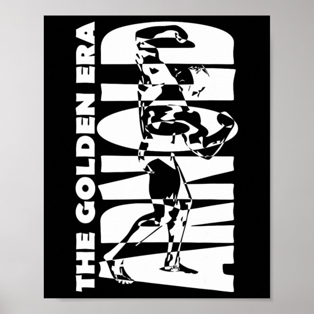 Golden Era Arnold Bodybuilding Poster (Framsidan)