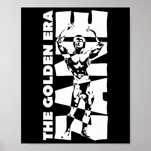 Golden Era Zane Bodybuilding Poster (Framsidan)