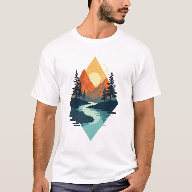 Golden Escape T Shirt (Framsida)