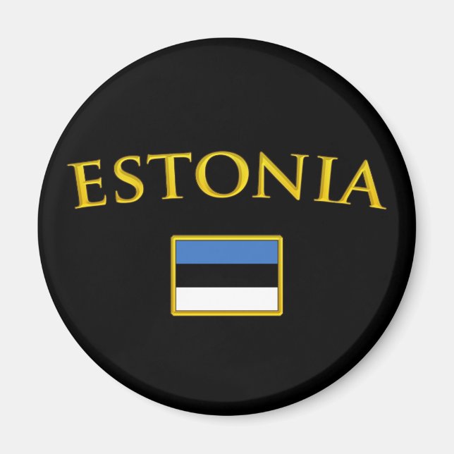 Golden Estland Magnet (Framsidan)