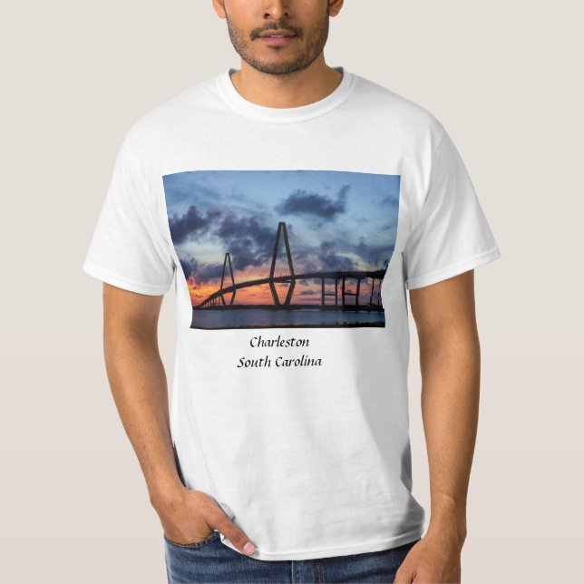 Golden Evening at Arthur Ravenel T Shirt (Framsida)
