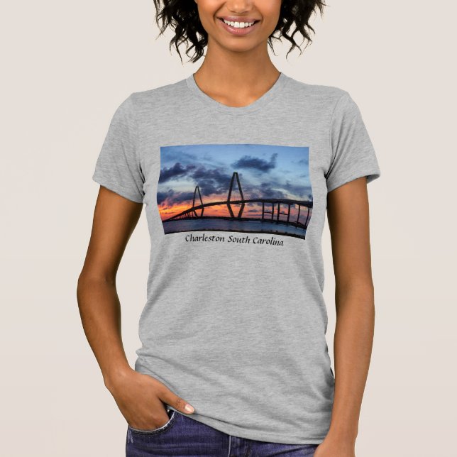 Golden Evening at Arthur Ravenel T-Shirt (Framsida)