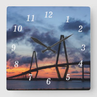 Golden Evening vid Arthur Ravenel Wall Clock