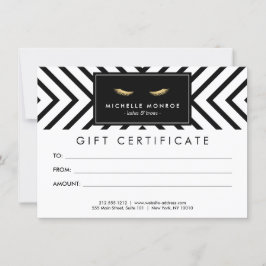 Golden Eyelash with Mönster Gift Certificate