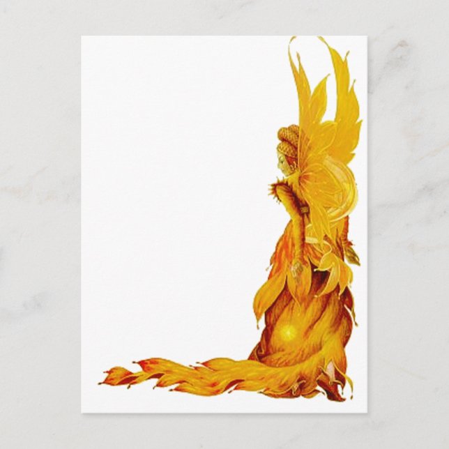 Golden Fairy Vykort (Framsida)