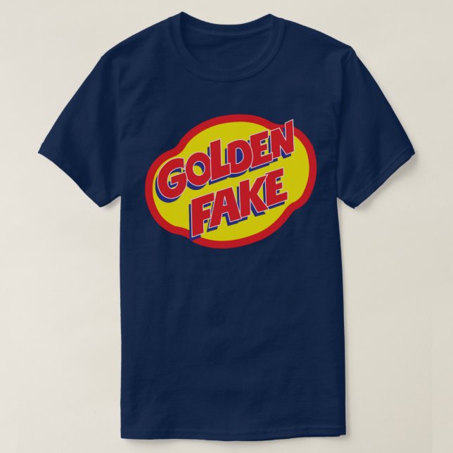 Golden Fake T Shirt (Design framsida)