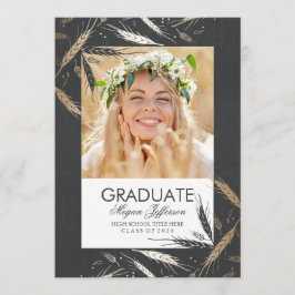 Golden Fall| Foto Studenten Inbjudningar