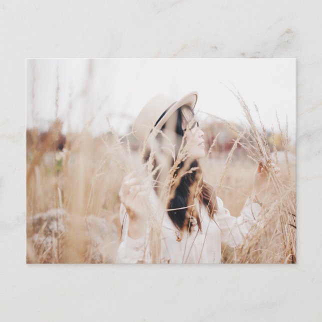 Golden Fält Brooklyn Botanical Garden Photo Vykort (Framsida)