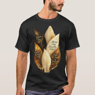 Golden Feather Estetisk Tee ya
