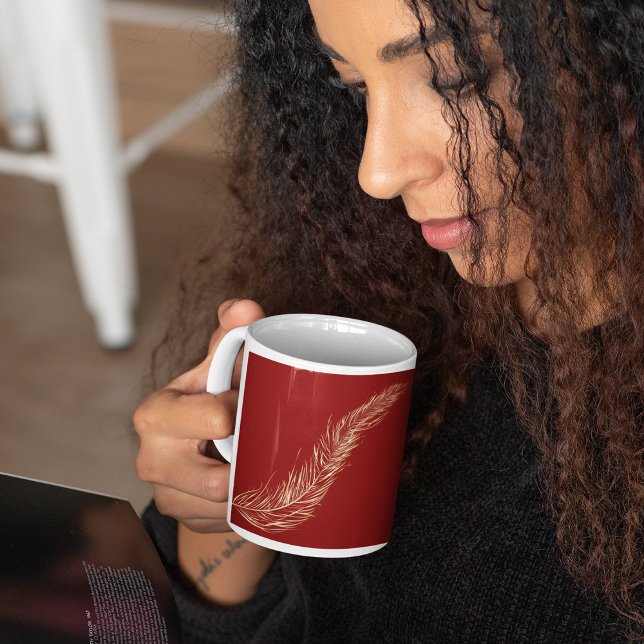 Golden Feather Kaffemugg (Skapare uppladdad)
