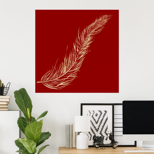 Golden Feather Poster (Skapare uppladdad)