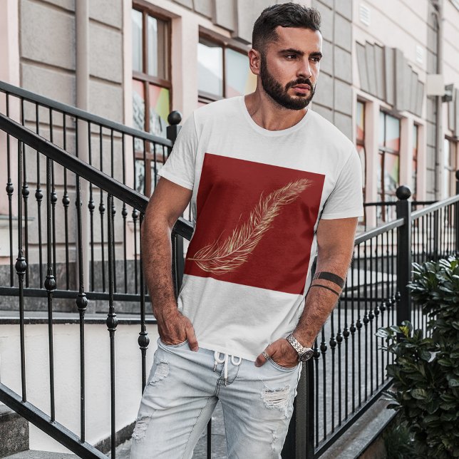 Golden Feather T Shirt (Skapare uppladdad)