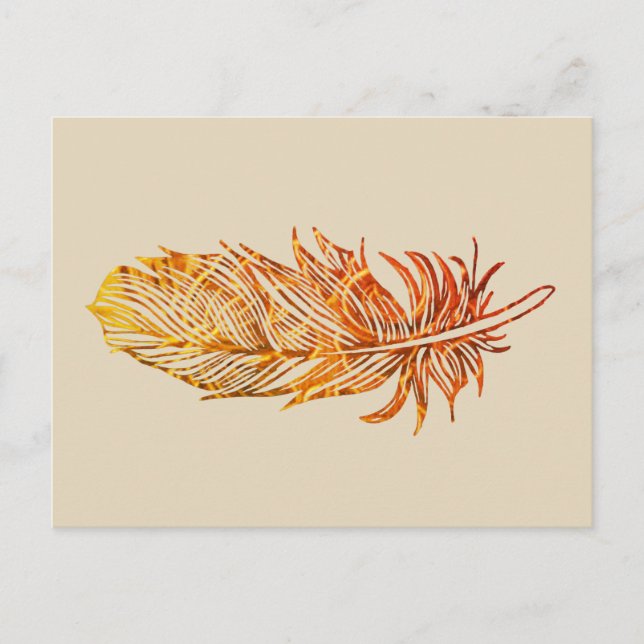Golden Feather-vykort Vykort (Framsida)