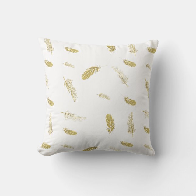 Golden Feathers Kudde (Framsida)