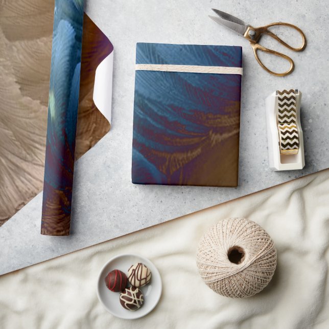 Golden Feathers Presentpapper (Hantverk)