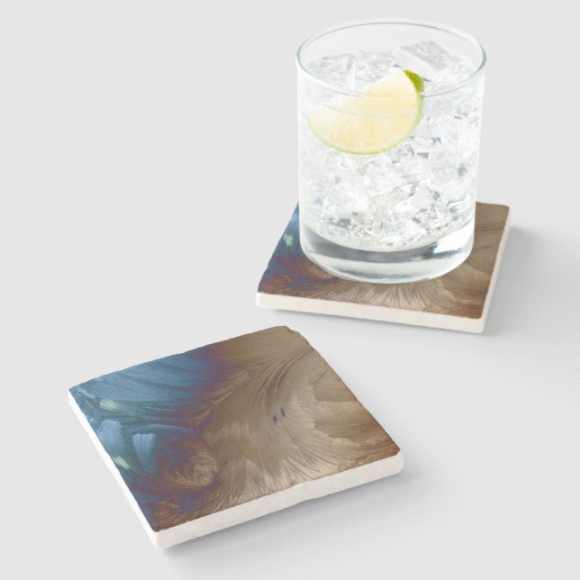 Golden Feathers Underlägg Sten (Sidan)