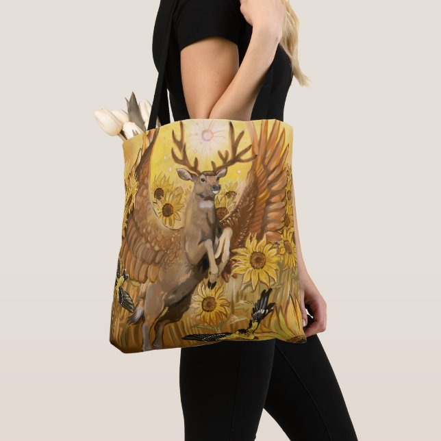 Golden Feilds Mule Hjort Tygkasse (Närbild)