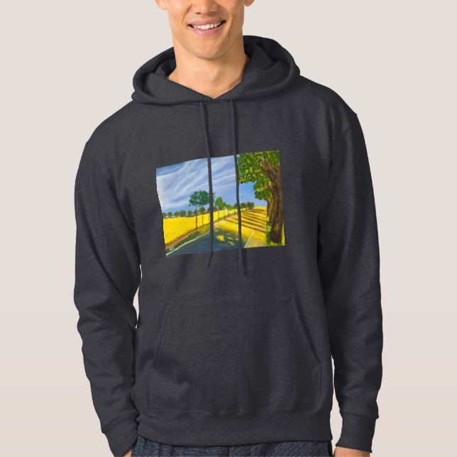 Golden Fields and Path Hoodie (Framsida)