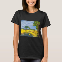 Golden Fields and Path T Shirt