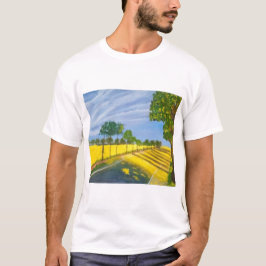 Golden Fields and Path T Shirt