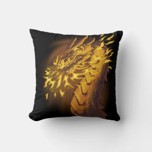 Golden Fire Dragon Kudde