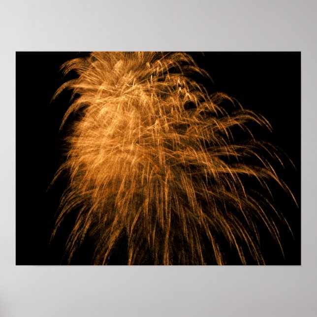 Golden Fireworks Poster (Framsidan)