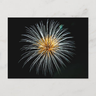 Golden Fireworks Vykort