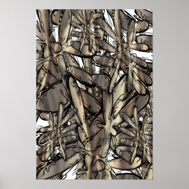 Golden flamblomma poster (Framsidan)