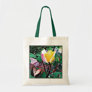 Golden Flame Tote Bag Tygkasse
