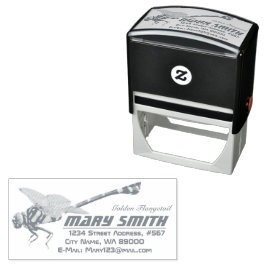 Golden Flangetail Självfärgande Stämpel