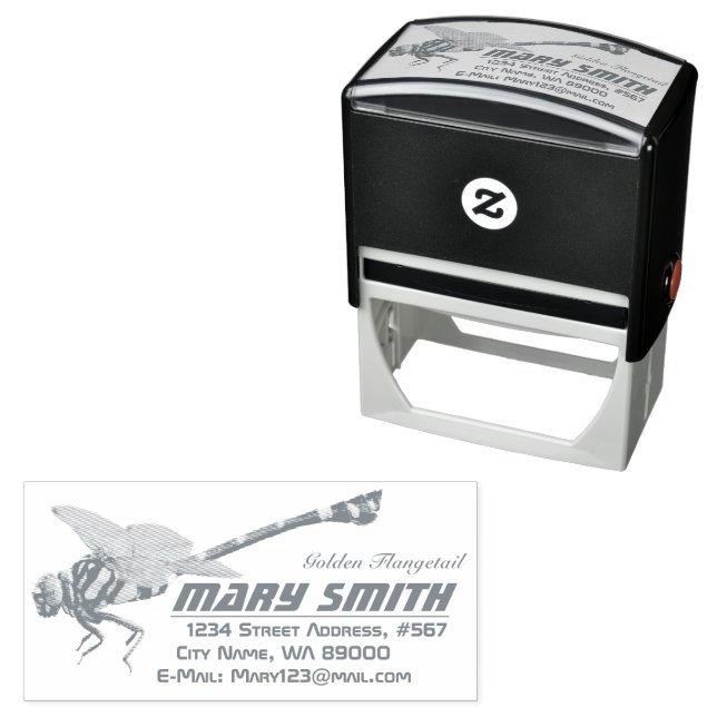 Golden Flangetail Självfärgande Stämpel (In Situ)