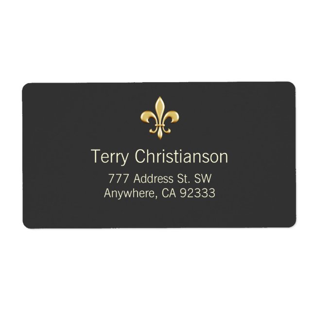 Golden Fleur De Lis Fraktsedel (Framsidan)