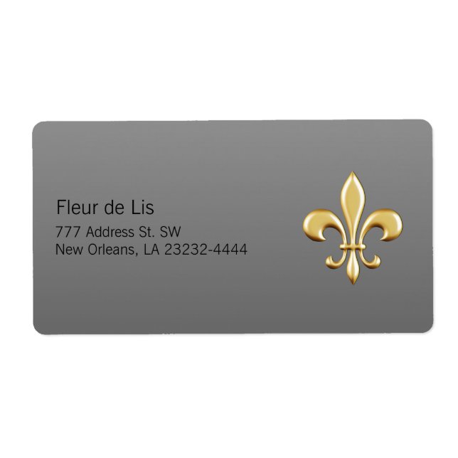Golden Fleur De Lis Fraktsedel (Framsidan)