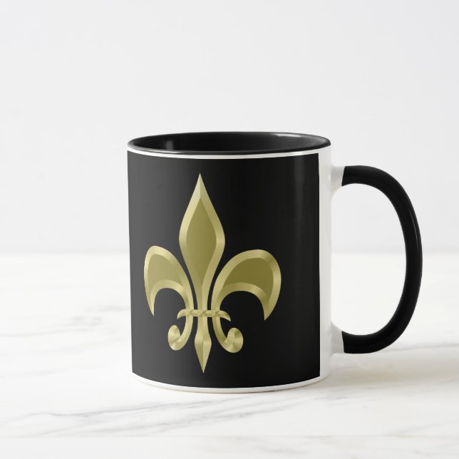 Golden Fleur-de-Lis Mugg (Höger)