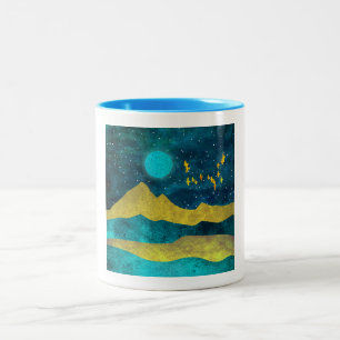 Golden Flock Två-Tonad Mugg