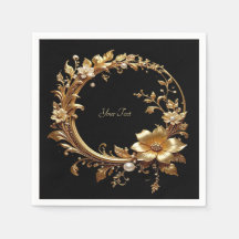 Golden Floral Ornate Frame