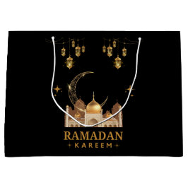 Golden Floral Ramadan Kareem Celebration