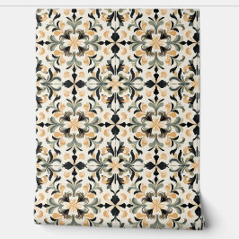 Golden Flourish Petite - Guld, Black, Sage