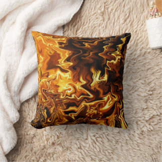 Golden Flow – Molten Energy Art Kudde