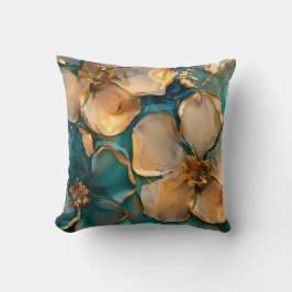 Golden Flower Kudde