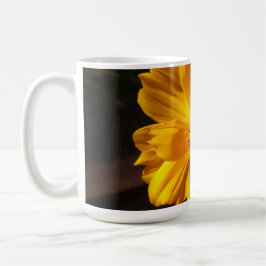 Golden Flower Macro Photography Kaffemugg