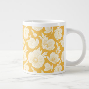 Golden Flower Mönster Jumbo Mugg