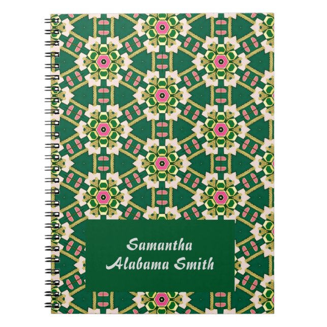 Golden Flowers Anteckningsbok (Framsidan)