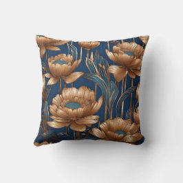 Golden Flowers Kudde