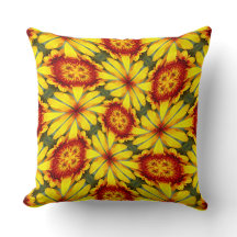 Golden Flowers Mönster