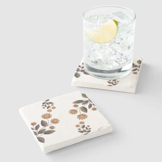 Golden Flowers Stenunderlägg (Sidan)