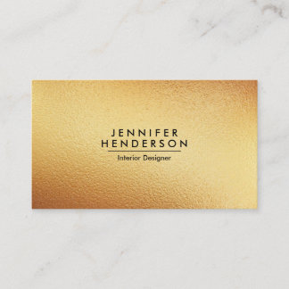 Golden Foil Visitkort